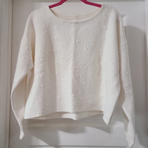 Xhilaration Quilted 2XL Cropped Sweatshirt - Picture 1 of 5